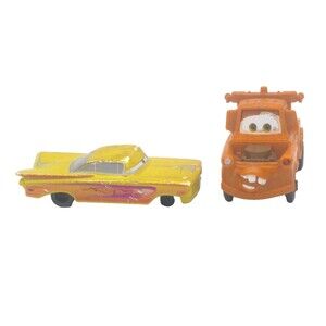2006 Disney Pixars Cars Toys Romone & Tow Mater McDonalds Happy Meal Toy Lot 2